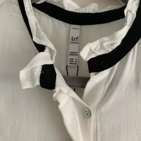 ZARA Trafaluc • NWT Peasant Blouse - Picture 2 of 6